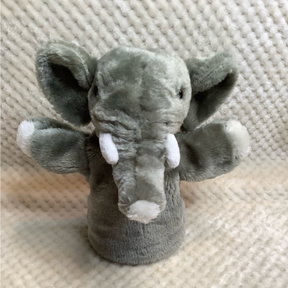 Animal Adventure Elephant Puppet 9 inch 2014